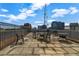 Rooftop patio featuring wrought iron furniture and city views at 3235 Roswell Ne Rd # 508, Atlanta, GA 30305