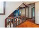 Open hallway showing stairs, exposed beam work, and multiple rooms at 758 Lauren Cir, Lawrenceville, GA 30043