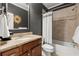 Bathroom showcasing granite counters and a tiled shower/tub at 2930 Ringle Rd, Brookhaven, GA 30341