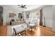 Bright living room with hardwood floors, neutral decor, and plenty of natural light at 2930 Ringle Rd, Brookhaven, GA 30341