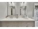 Large primary bath boasts double sinks and lots of light at 4950 Willow Creek Dr, Woodstock, GA 30188
