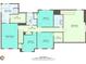 Detailed floor plan showcasing the second floor featuring Primary bedroom, bedrooms, bathrooms, walk-in closets, and sitting room at 4950 Willow Creek Dr, Woodstock, GA 30188