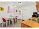Cozy kitchen area featuring a dining area, natural light, and a wooden countertop at 2984 Bayard St, East Point, GA 30344