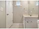 This bathroom has a single sink at 206 Oak Grove Way, Acworth, GA 30102