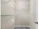 This walk-in closet features metal shelving at 206 Oak Grove Way, Acworth, GA 30102