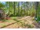 Serene backyard with mature trees and lush greenery, offering a peaceful retreat at 3578 Hope Rd, Cumming, GA 30041