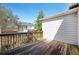 Wooden balcony showcasing the outdoor living and home's architecture at 5888 Riverstone Cir # 15, Atlanta, GA 30339
