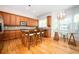 Spacious kitchen with hardwood floors, stainless steel appliances, and ample counter space at 5888 Riverstone Cir # 15, Atlanta, GA 30339