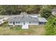Aerial view of the property showing the backyard, patio, and covered parking at 2125 Perkerson Mill Rd, Austell, GA 30106
