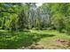 Private, wooded backyard providing a peaceful and serene setting at 2488 Glendale Se Cir, Smyrna, GA 30080