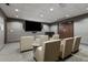 Relaxing theater room featuring comfortable seating and a large screen for entertainment at 855 Peachtree Ne St # 2706, Atlanta, GA 30308