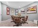 Game room with poker table and upholstered chairs at 155 Glenside Ln, Duluth, GA 30097