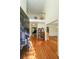 Grand foyer featuring gleaming hardwood floors and soaring ceilings at 6221 Woodlore Nw Dr, Acworth, GA 30101