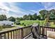 Outdoor patio with a grill and green backyard views at 125 Sidney St, Marietta, GA 30060