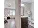 Attached bathroom with a shower featuring sleek, modern designs at 5 Northlake Cir # 4 & 5, Peachtree City, GA 30269