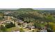 Aerial view of the residential area with a mountain in the distance at 510 Towneside Ln, Marietta, GA 30064