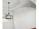 Hallway with tray ceiling and decorative chandelier lighting at 510 Towneside Ln, Marietta, GA 30064