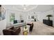 Spacious main bedroom with sitting area, tray ceilings, and plush carpeting at 510 Towneside Ln, Marietta, GA 30064