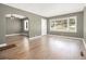 Bright living room with hardwood floors, neutral walls, and windows with natural light at 1958 Long Dr, Decatur, GA 30032
