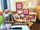 Playful bedroom decor featuring built-in storage and tulips at 727 Channing Nw Dr, Atlanta, GA 30318