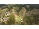 Aerial view of community golf course surrounded by mature trees and beautiful homes at 174 Vandiver Ct, Acworth, GA 30101
