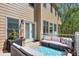 Enjoy outdoor living on the spacious deck with comfortable seating and scenic views of the backyard at 205 Northampton Ct, Canton, GA 30115