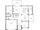 Detailed first floor plan showcasing the layout of the home, including kitchen, dining, and living areas at 380 Hillcrest View Dr, Suwanee, GA 30024