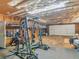 Spacious garage featuring ample room for a home gym and storage at 219 Riverbrook Ct, Mcdonough, GA 30252
