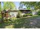 Home's rear exterior with a patio, screen porch, and playset in the backyard at 380 Amberidge Trl, Atlanta, GA 30328