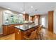 Spacious kitchen with granite counters, a large island, and abundant natural light at 380 Amberidge Trl, Atlanta, GA 30328