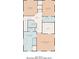 Detailed third-level floor plan featuring primary bedroom, bedrooms, baths, laundry, and walk-in closet at 7515 Cordery Rd, Cumming, GA 30040