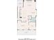 Detailed floor plan showcasing second level, kitchen, dining area, office, Gathering room, and balconies at 7515 Cordery Rd, Cumming, GA 30040
