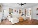 Comfortable living room featuring a plush sectional sofa and stylish decor at 7515 Cordery Rd, Cumming, GA 30040
