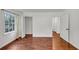 Living room with hardwood flooring and windows at 856 Glenway Dr, East Point, GA 30344