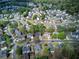An extensive suburban neighborhood is captured from above, filled with green trees and well-spaced homes at 4111 Mcever Woods Nw Dr, Acworth, GA 30101