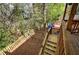 Backyard featuring playset and wooded area at 4111 Mcever Woods Nw Dr, Acworth, GA 30101