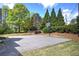 Outdoor basketball court on a sunny day, perfect for recreation at 4111 Mcever Woods Nw Dr, Acworth, GA 30101