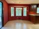 A dining room with a bay window at 4152 Scenic Mountain Dr, Snellville, GA 30039