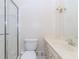 Bathroom with shower, sink, and toilet at 1152 Old Coach Rd, Stone Mountain, GA 30083