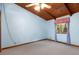 Comfortable bedroom with a wood ceiling and large window at 3450 Brookhill Cir, Marietta, GA 30062