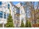 Beautiful exterior elevation featuring a balcony, well-maintained landscaping, and modern architectural details at 490 Hammons Way, Atlanta, GA 30315