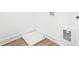 Clean, white laundry room area with hookups, ready for appliances and ease of use at 490 Hammons Way, Atlanta, GA 30315