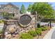 Elegant stone entrance to Abbington community. EST. 2007 at 705 Abbington River Ln, Atlanta, GA 30339