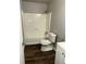 Bathroom featuring a shower, toilet, and vanity with modern fixtures at 980 Fox Chase Ln, Riverdale, GA 30296