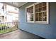 Covered porch with a view of the neighborhood and ample natural light at 1594 Lincoln Se Ave, Atlanta, GA 30317