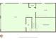 Floor plan of the basement, featuring garage, storage, hall, and exercise room at 507 Honeysuckle Ln, Woodstock, GA 30188