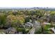 Expansive aerial view showcasing the property's lush greenery, city skyline, and neighborhood charm at 315 Peachtree Battle Nw Ave, Atlanta, GA 30305