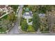 Aerial view of a luxury home with a pool, pristine landscaping, and surrounding neighborhood at 315 Peachtree Battle Nw Ave, Atlanta, GA 30305