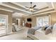 Spacious main bedroom suite with tray ceilings, and access to private balcony at 1861 8Th St, Atlanta, GA 30341