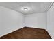 Finished basement with hardwood floors, white walls, and a closet at 2763 Macby Walk, Marietta, GA 30066